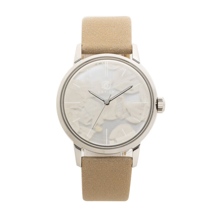 LOV-IN BOUQUET White flowers watch,, medium